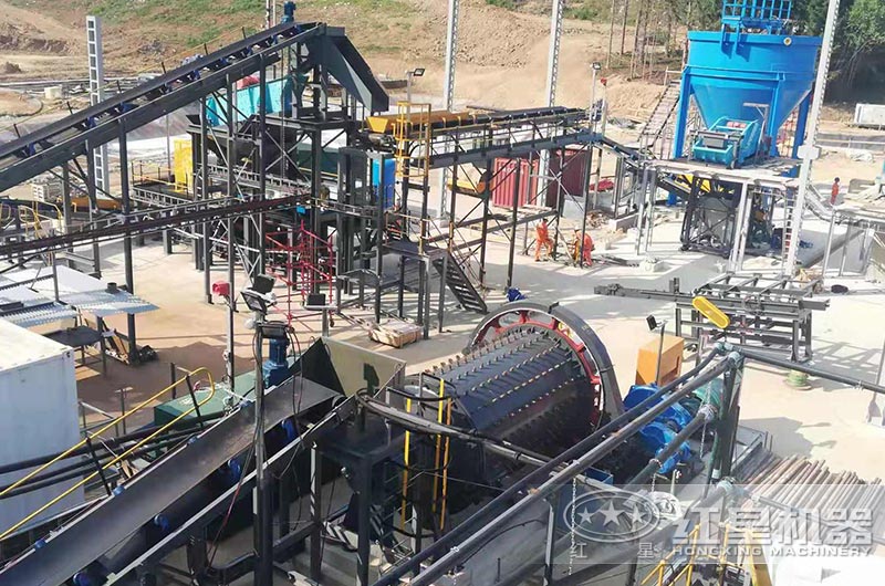 球磨機選礦現(xiàn)場